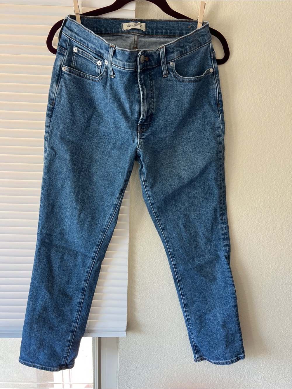 Madewell Classic Blue Mid-Rise perfect Vintage Jeans